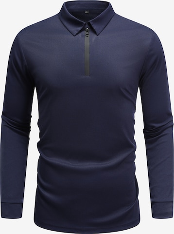 ALLTHEMEN Shirt 'Wechsel' in Blue: front