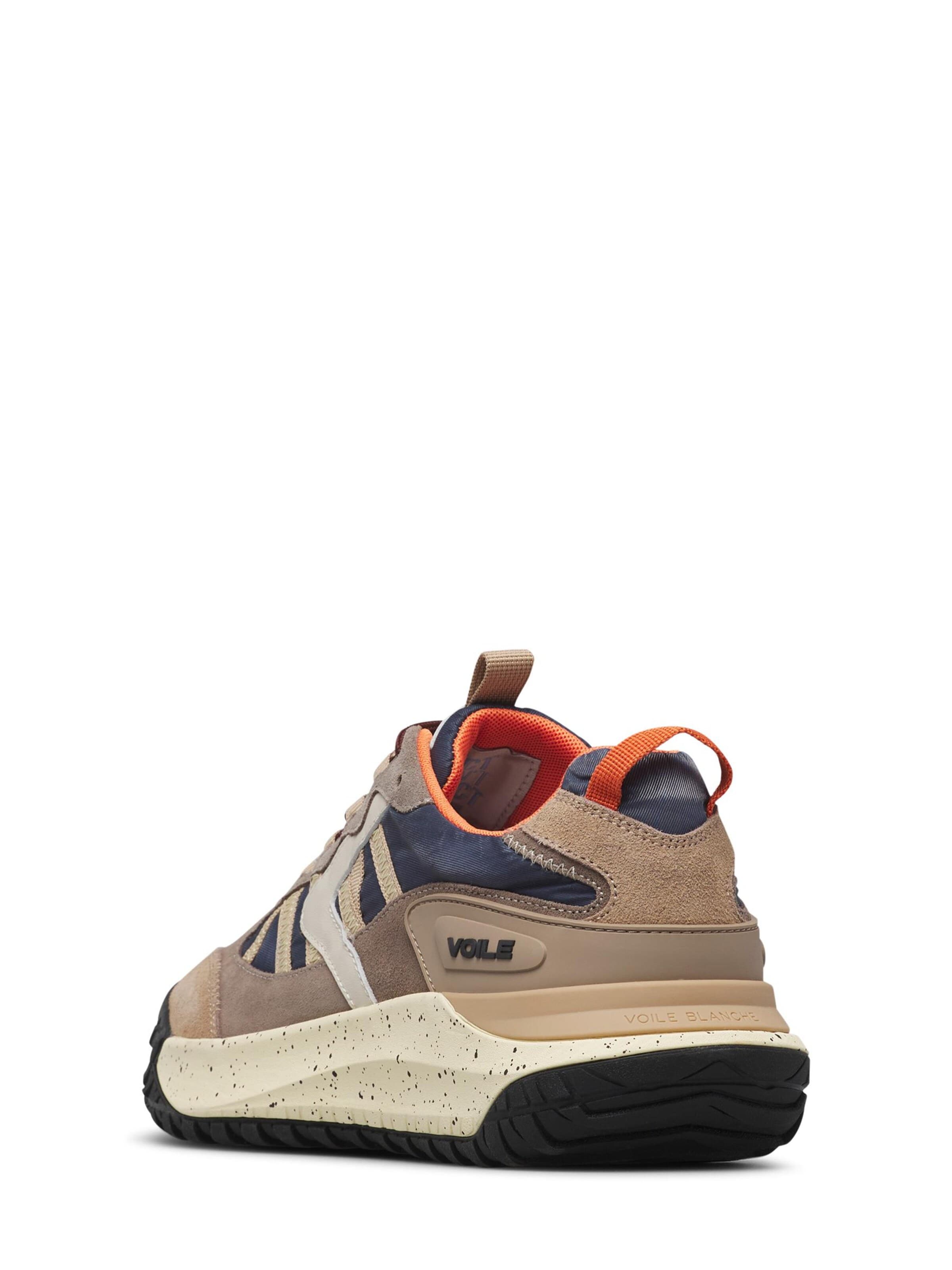 Baskets basses 'CLUB ACT 2 M.' Voile blanche en marron