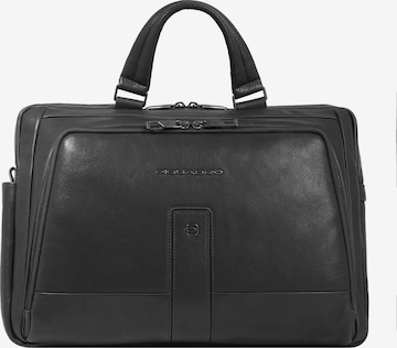 Piquadro Document Bag 'Carl' in Black: front