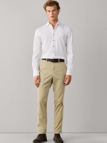 Coupe regular Chemise Hackett London en blanc
