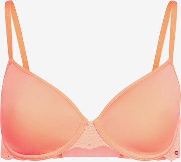 Skiny T-shirt Bra in Orange: front