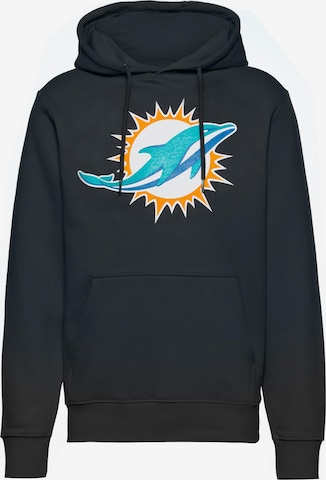 Fanatics Sweatshirt 'Miami Dolphins' in Schwarz: predná strana