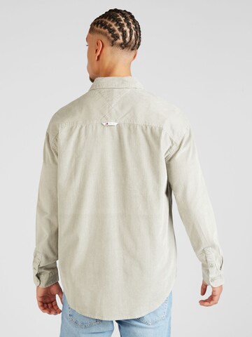Tommy Jeans Comfort fit Button Up Shirt in Grey