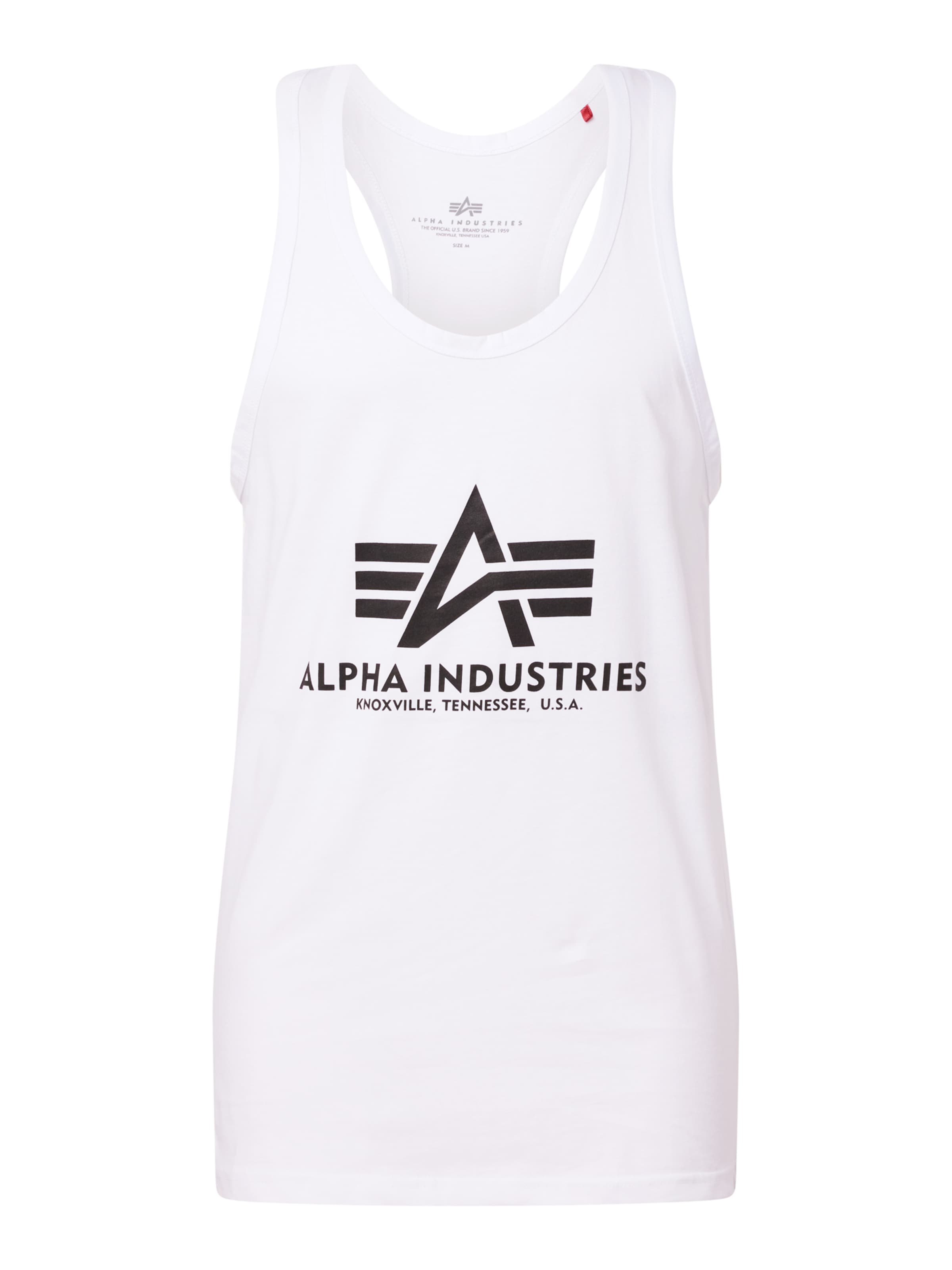 ALPHA INDUSTRIES - Camisa em branco: frente