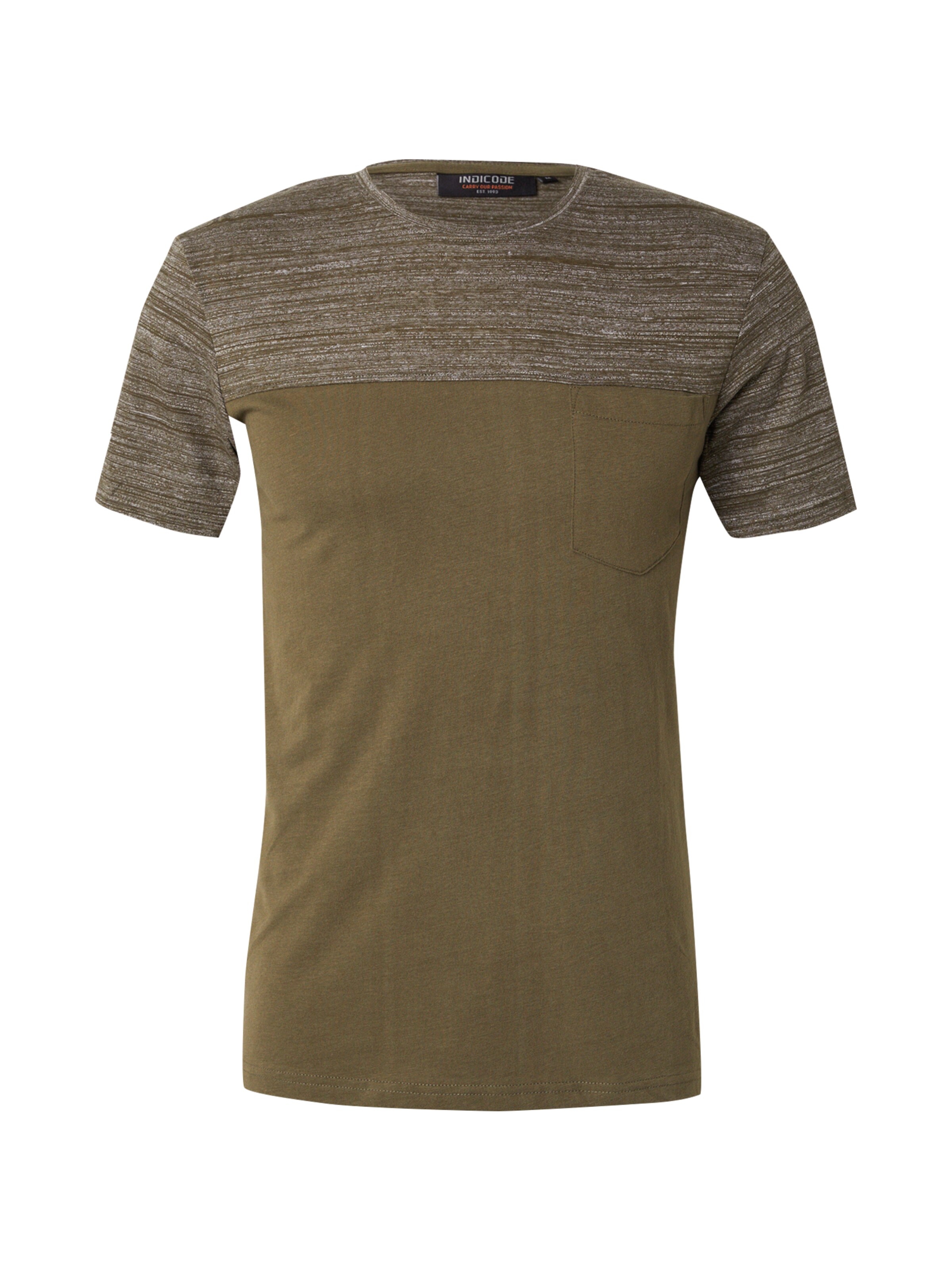 INDICODE JEANS Paita 'INSmallo' värissä vihreä: etupuoli