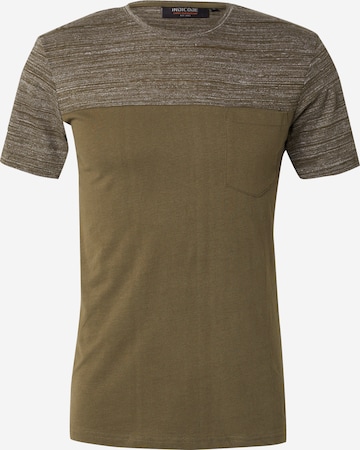 T-Shirt 'INSmallo' INDICODE en vert : devant