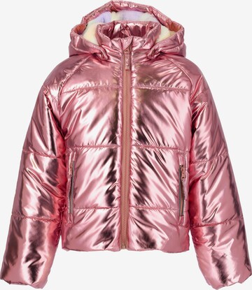 ZigZag Winter Jacket 'Fantasy' in Pink: front