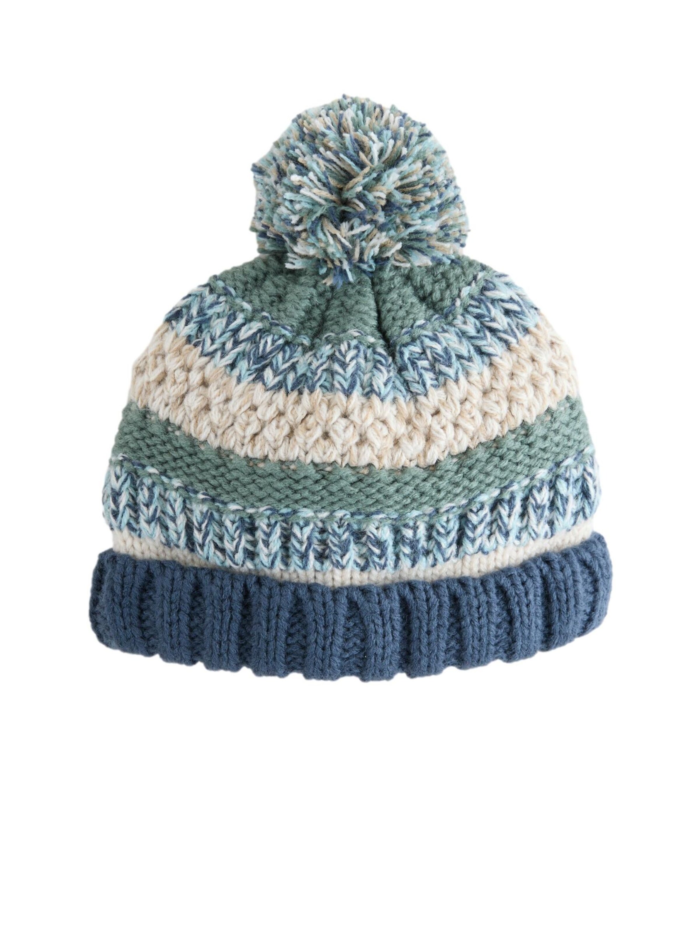 Next Beanie in Green: front