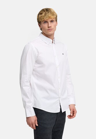Kronstadt Regular fit Button Up Shirt 'Brad' in White