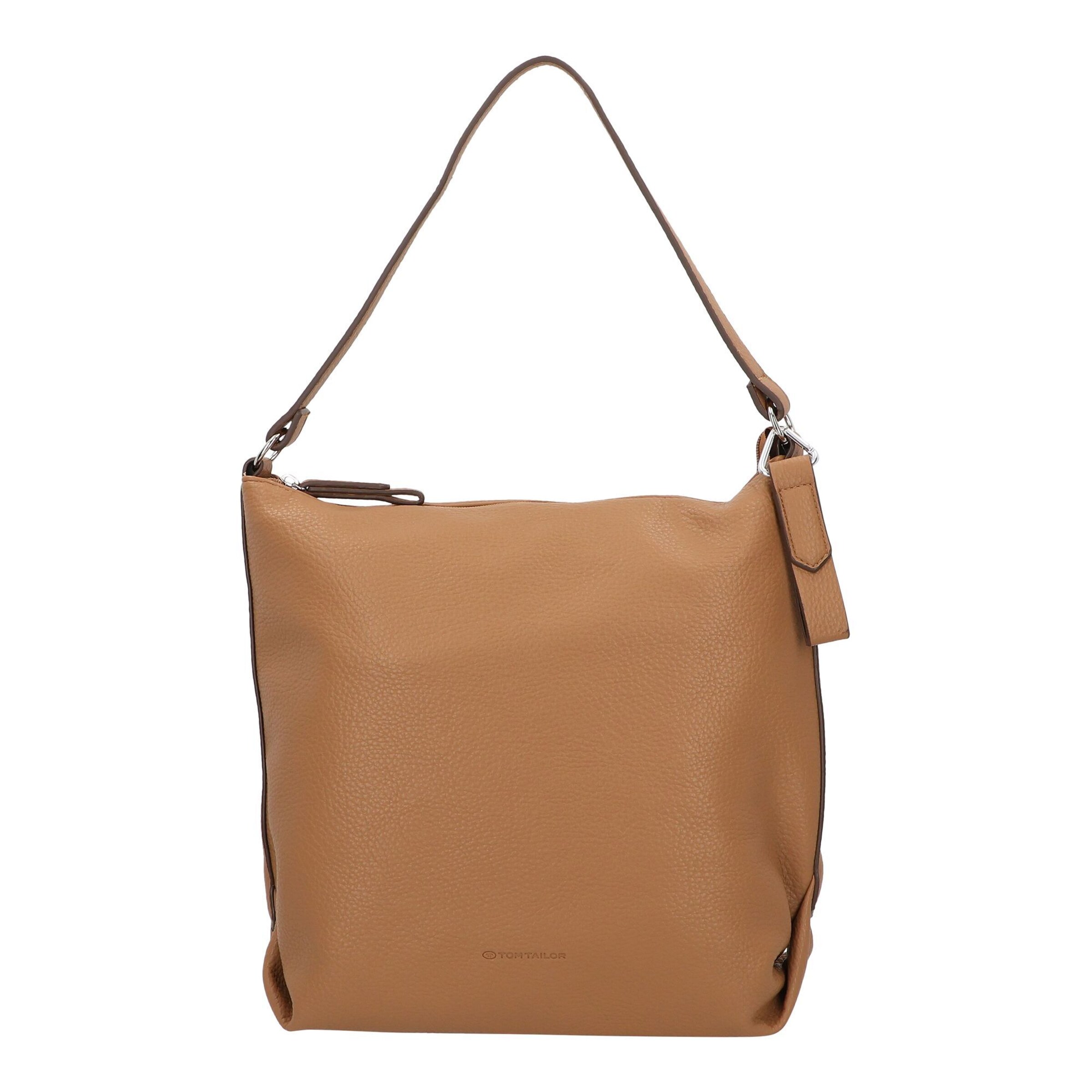 TOM TAILOR Schultertasche 'Olive' in Braun: Vorderseite