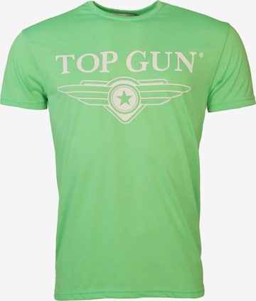 TOP GUN Shirt ' Radiate ' in Green: front