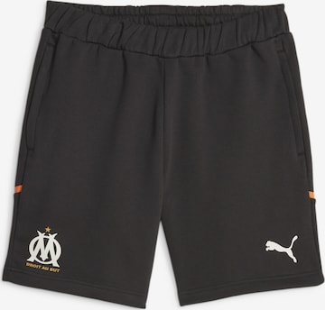 Regular Pantalon de sport PUMA en noir : devant