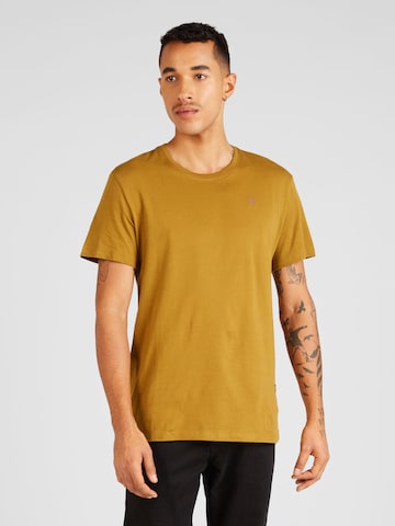 T-Shirt G-Star RAW en marron : devant