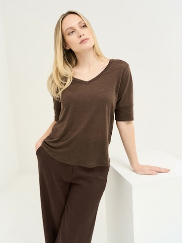 Camomilla Italia Shirt 'Skyper' in Bruin: voorkant