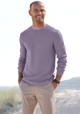 Authentic Le Jogger Sweater in Purple: front