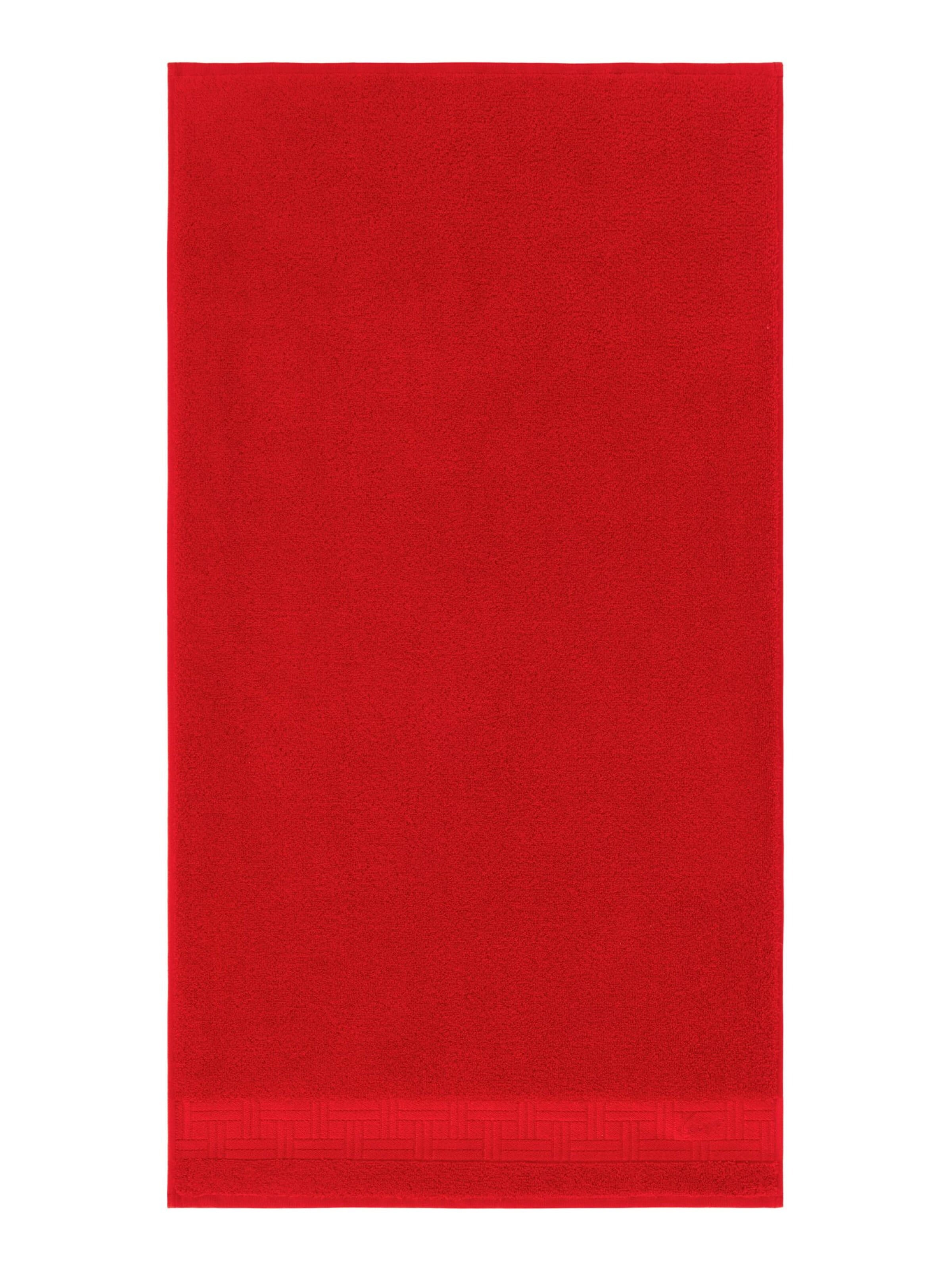 KENZO Towel 'KWEAVE' in Red: front