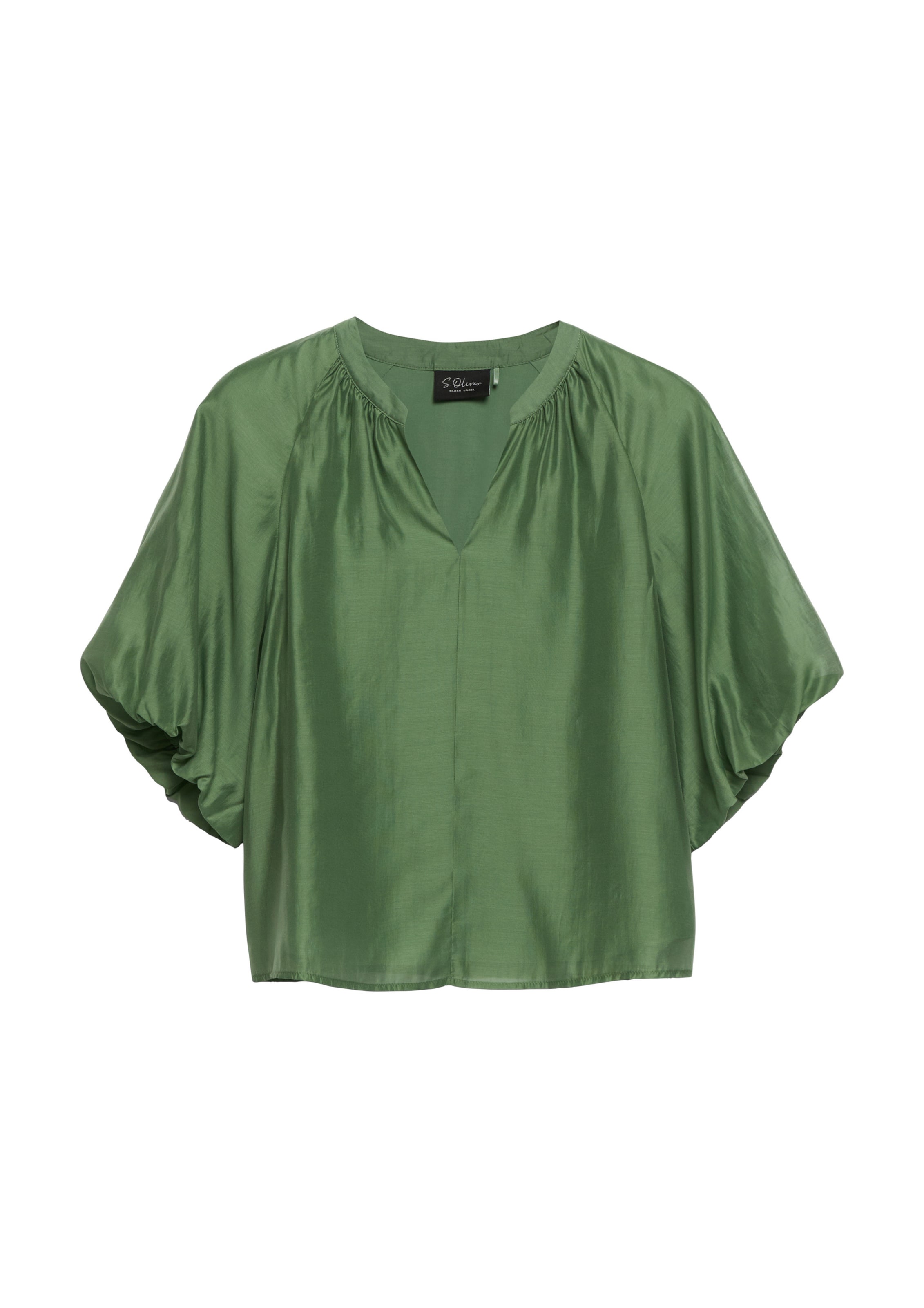 s.Oliver BLACK LABEL - Blusa en verde: frente