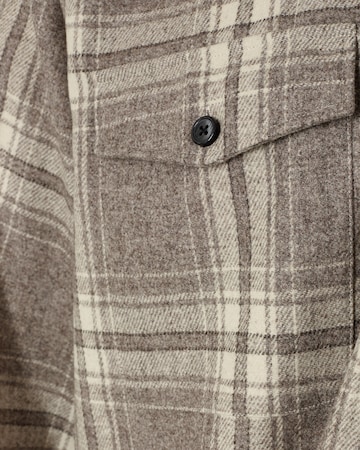 minimum Regular fit Button Up Shirt 'Kendo' in Brown