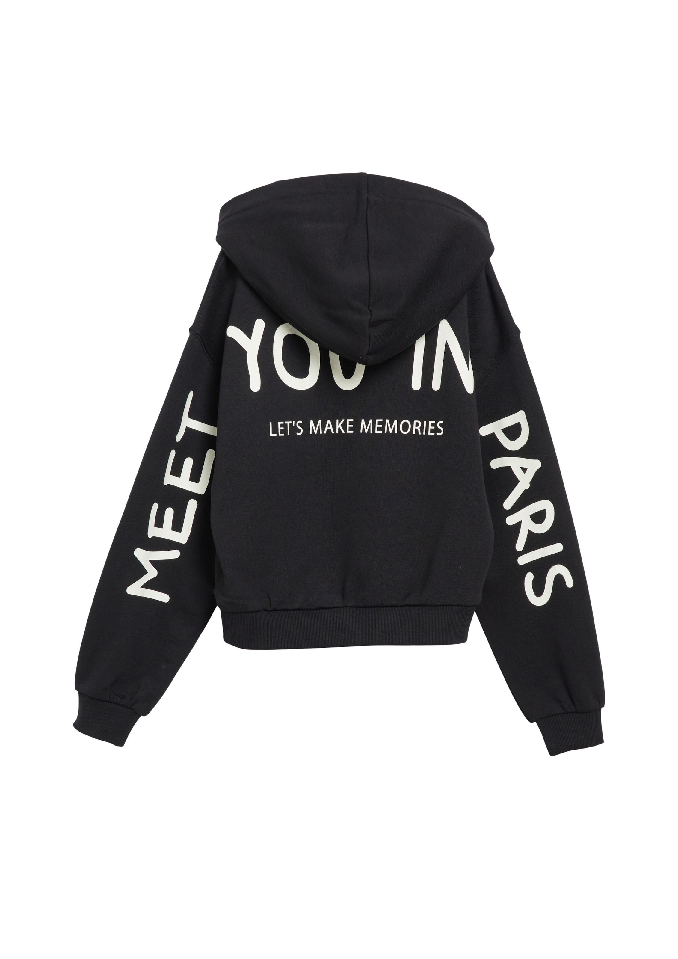 s.Oliver Sweatshirt in Schwarz