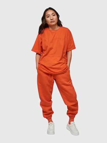 THE ODDS T-Shirt 'Regular Fit T-Shirt/ alphabet' in Orange