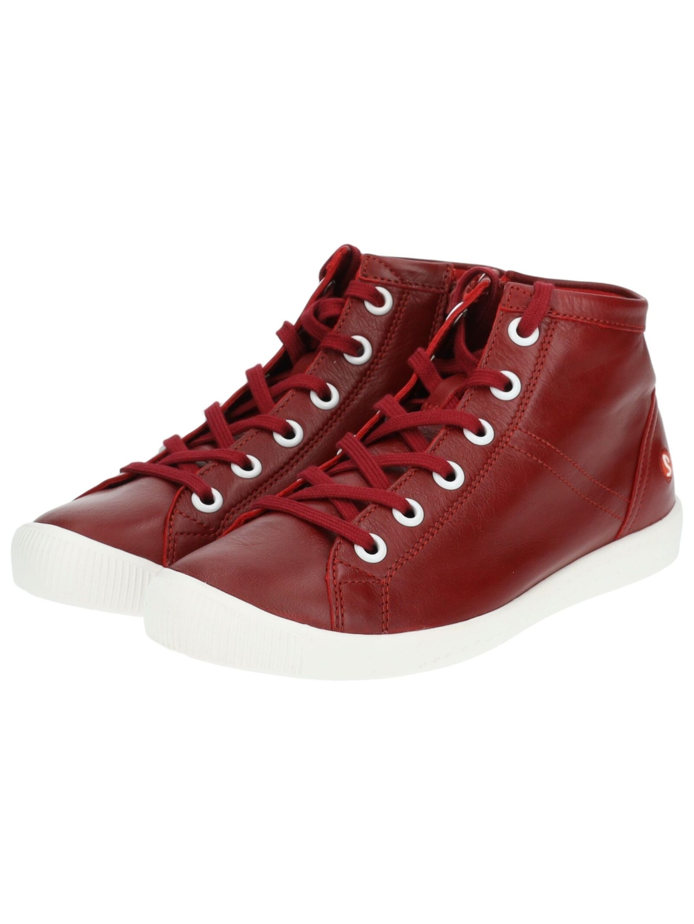 Softinos Sneakers hoog in Rood