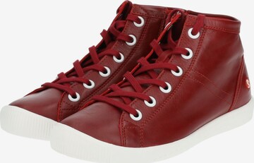 Softinos High-Top Sneakers in Red