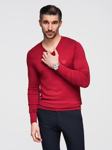 Pullover di Ombre in rosso