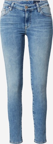 AG Jeans Skinny Jeans in Blauw: voorkant