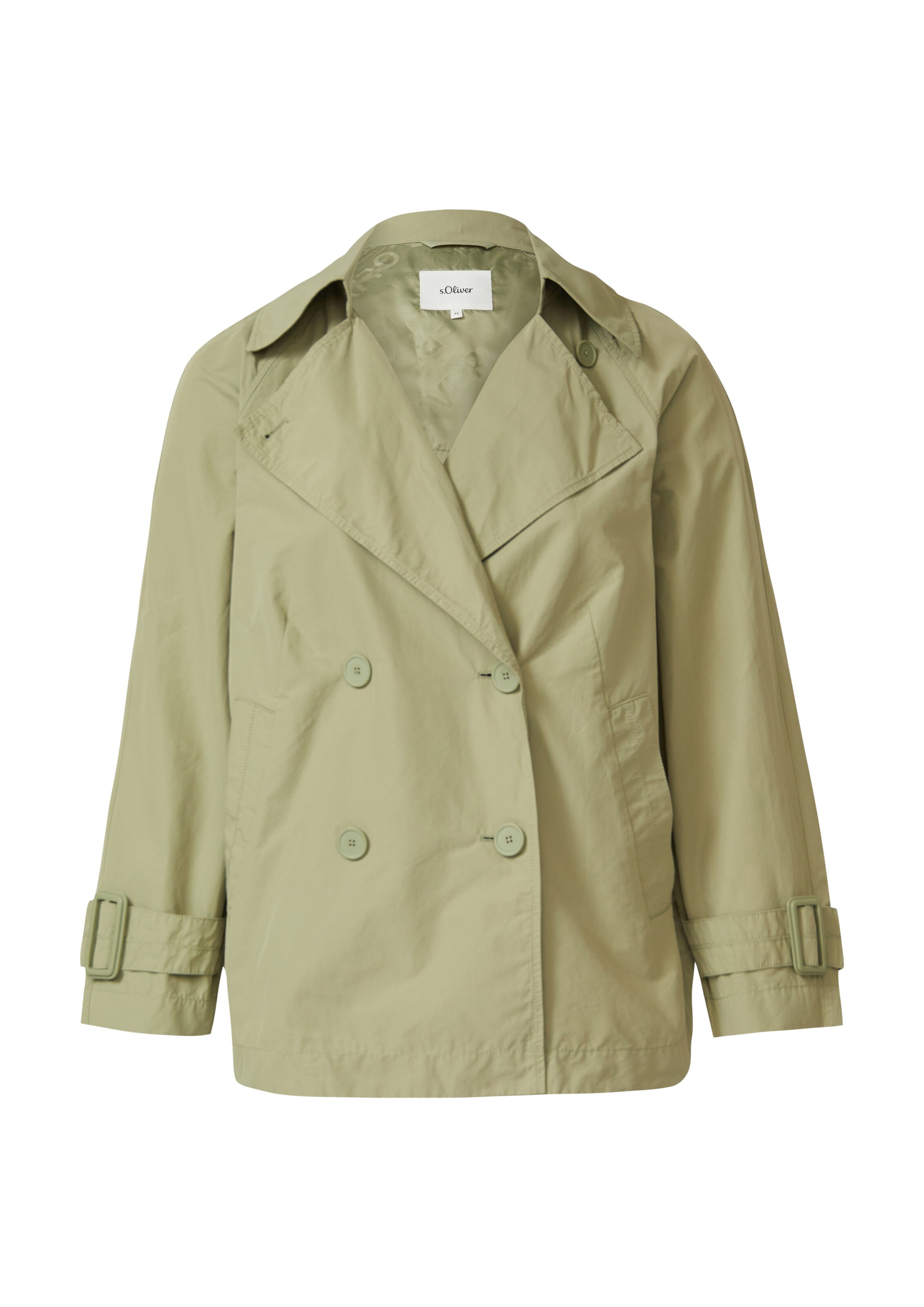 s.Oliver Between-season jacket in Green: front
