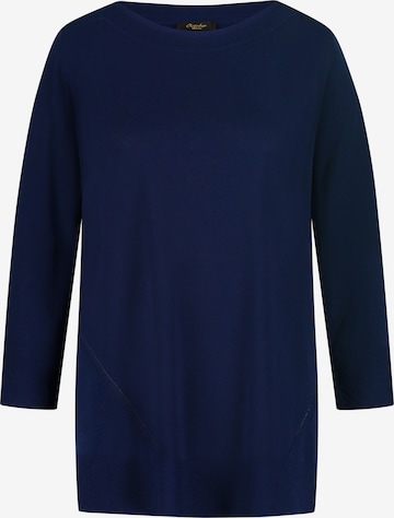 October Sweatshirt in Blau: predná strana