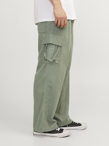 JACK & JONES Loosefit Cargohose in Grün