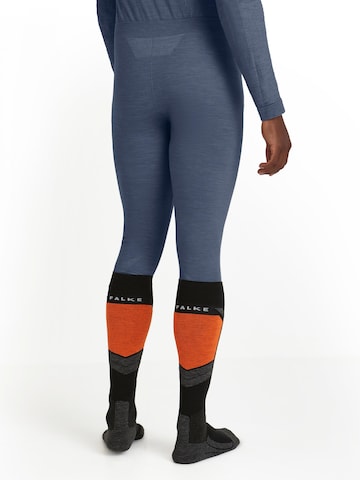 FALKE Regular Workout Pants in Blue