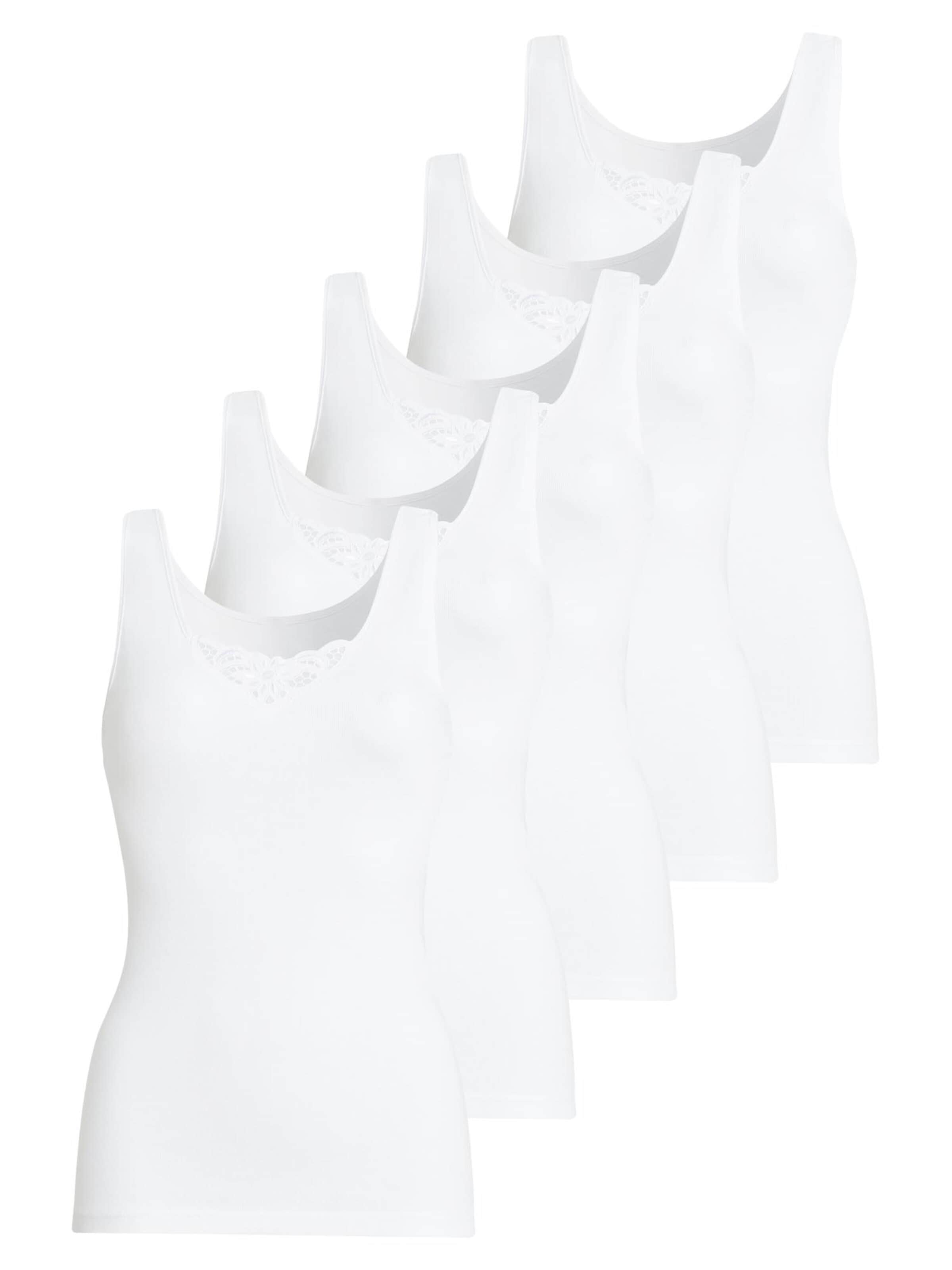CON-TA Undershirt 'Basic' in White: front