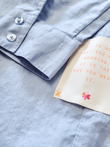 LIKS. Munich - Blusa 'Bluse Leinen' en azul