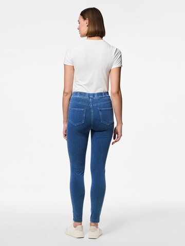 PIECES Skinny Jeggings 'PCJumbo' in Blau