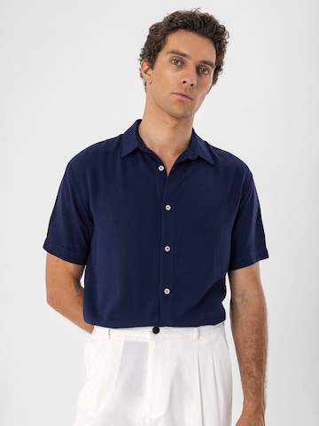 Antioch Regular fit Πουκάμισο 'Collar' σε μπλε