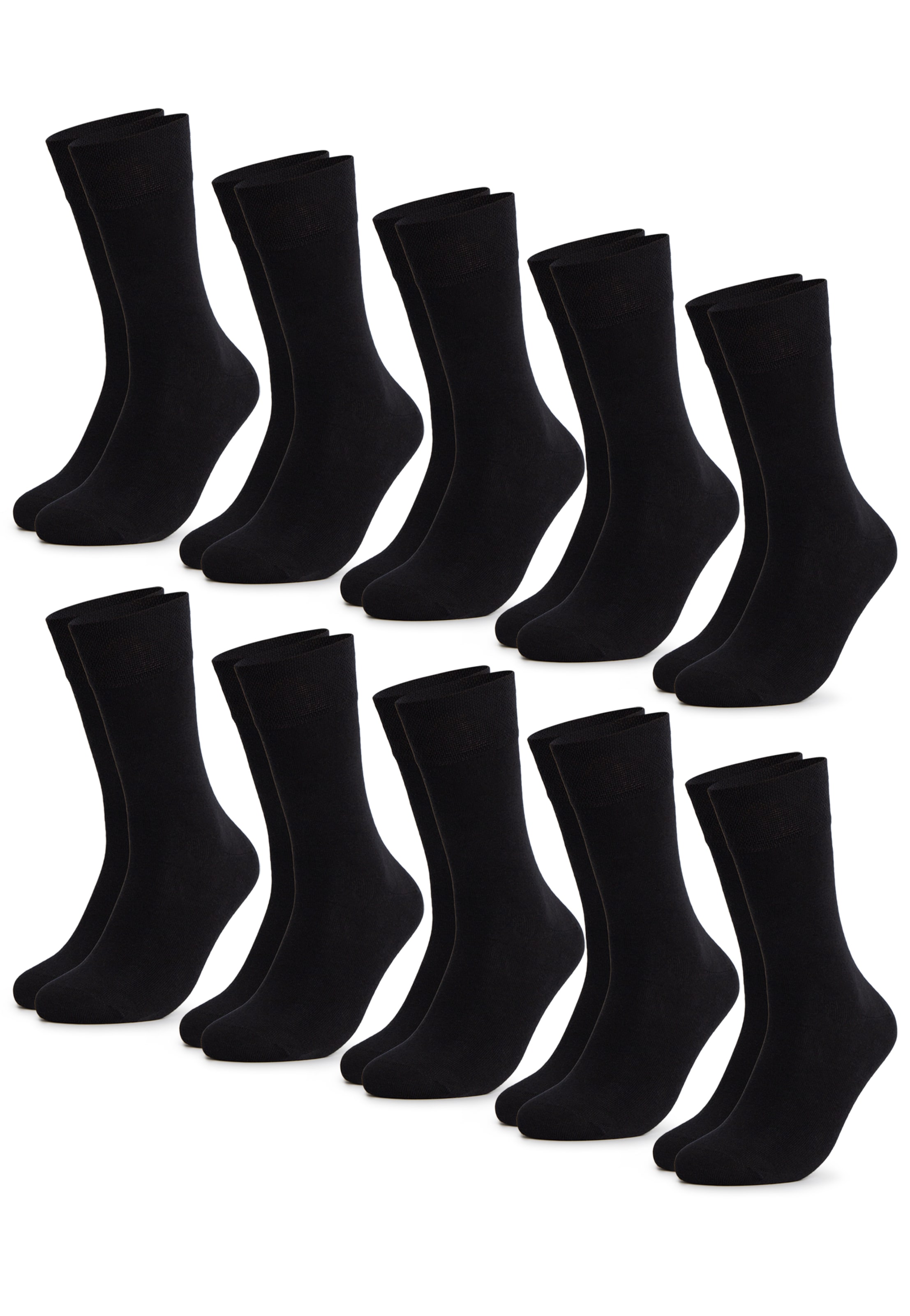 Occulto Socken 'Diabetiker Julia' in Schwarz: Vorderseite