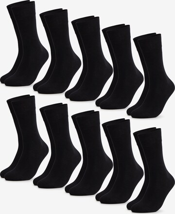 Occulto Socks 'Diabetiker Julia' in Black: front