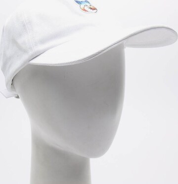 Maison Kitsuné Hat & Cap in XS-XXL in White: front