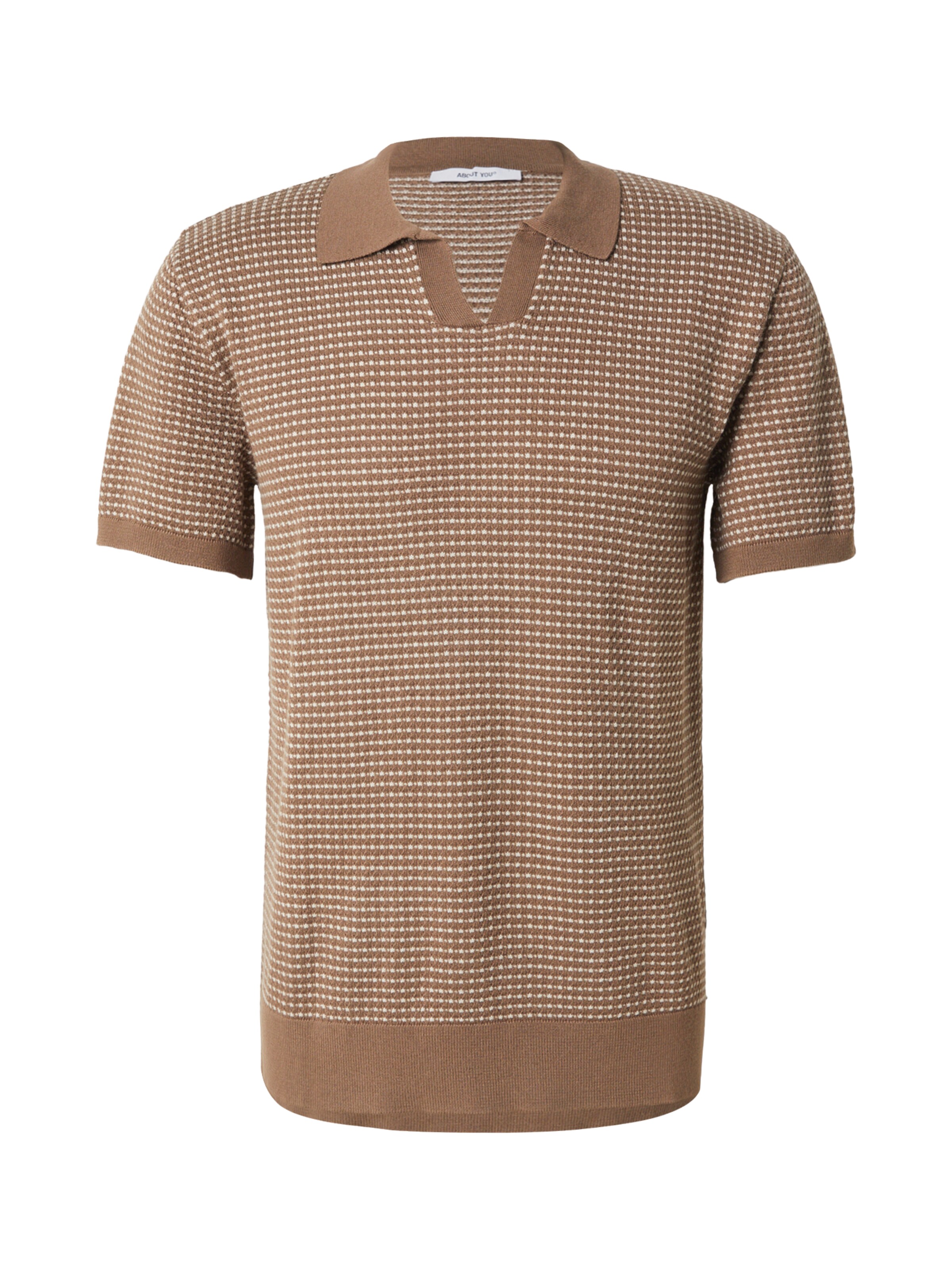 ABOUT YOU Pullover 'Henning' in Braun: Vorderseite