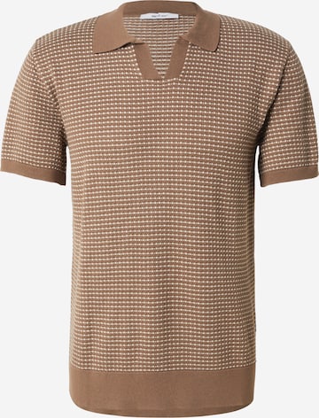 ABOUT YOU Pullover 'Henning' in Braun: Vorderseite