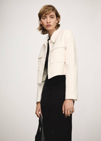 MANGO Overgangsjakke 'Geranio' i beige