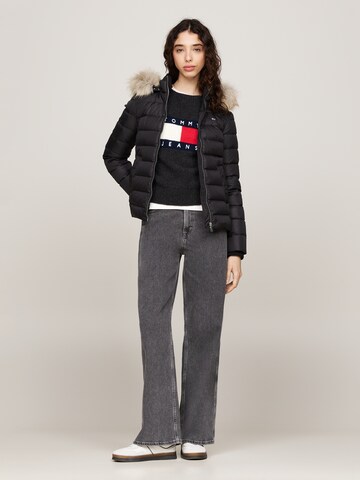 Tommy Jeans Jacke in Schwarz
