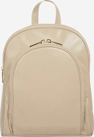 Sac à dos Cluty en beige : devant