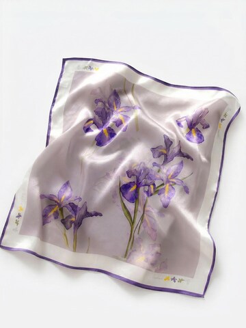 Vivi Idee Scarf 'Irisblüten' in Purple
