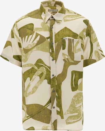 GUESS Regular fit Button Up Shirt in Green: front