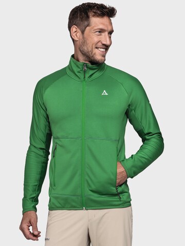 Schöffel Funktionele fleece-jas ' Hiking Fleece Jk Style Cascata MNS ' in Groen: voorkant