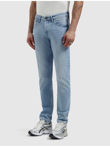 Pure Path Tapered Jeans in Blauw