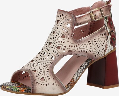 Laura Vita Sandales à lanières en beige / mélange de couleurs, Vue avec produit