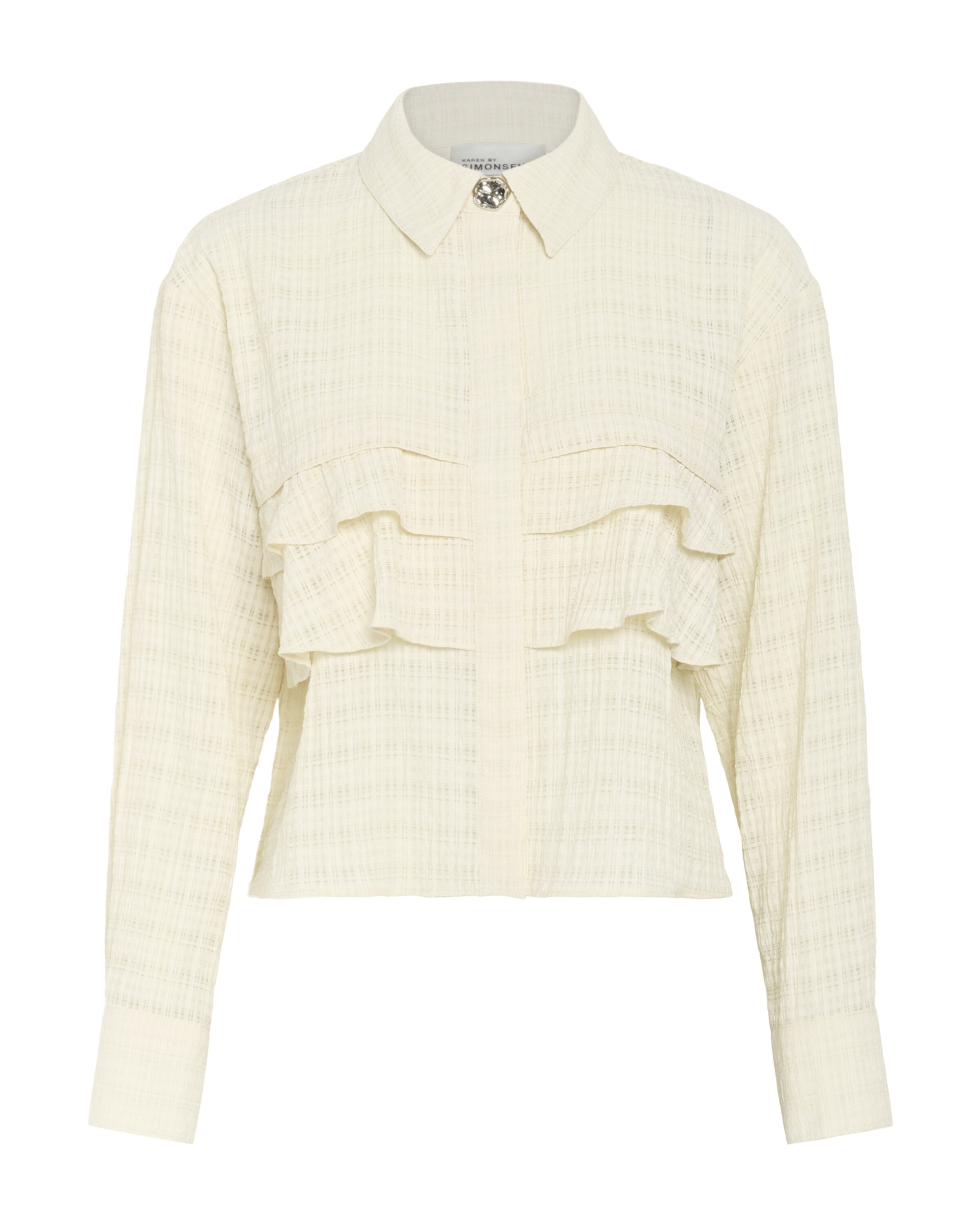 Chemisier 'Ayo Nilla' KAREN BY SIMONSEN en blanc : devant